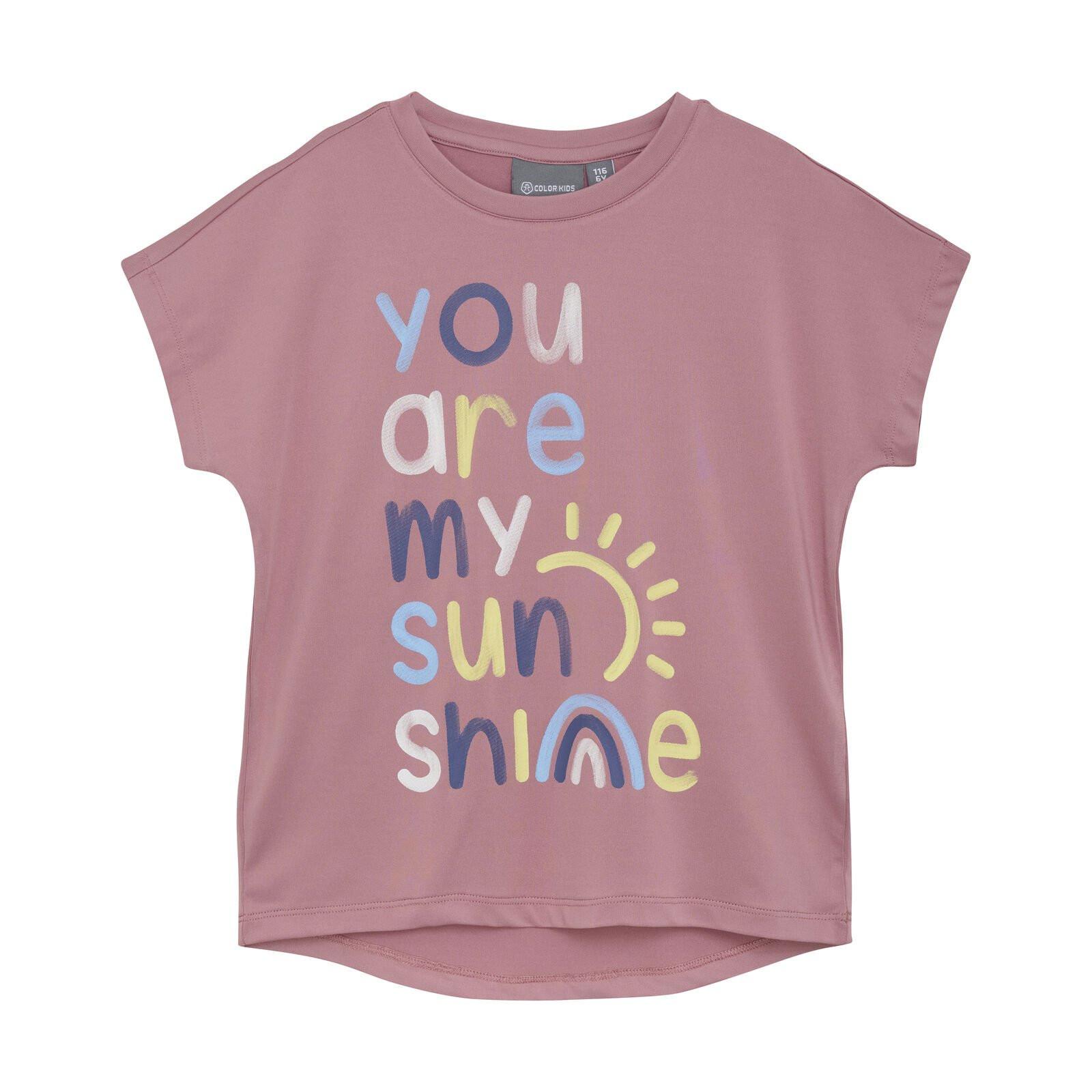 Sport T-shirt Foxglove Mädchen Rosa 104 von Color Kids