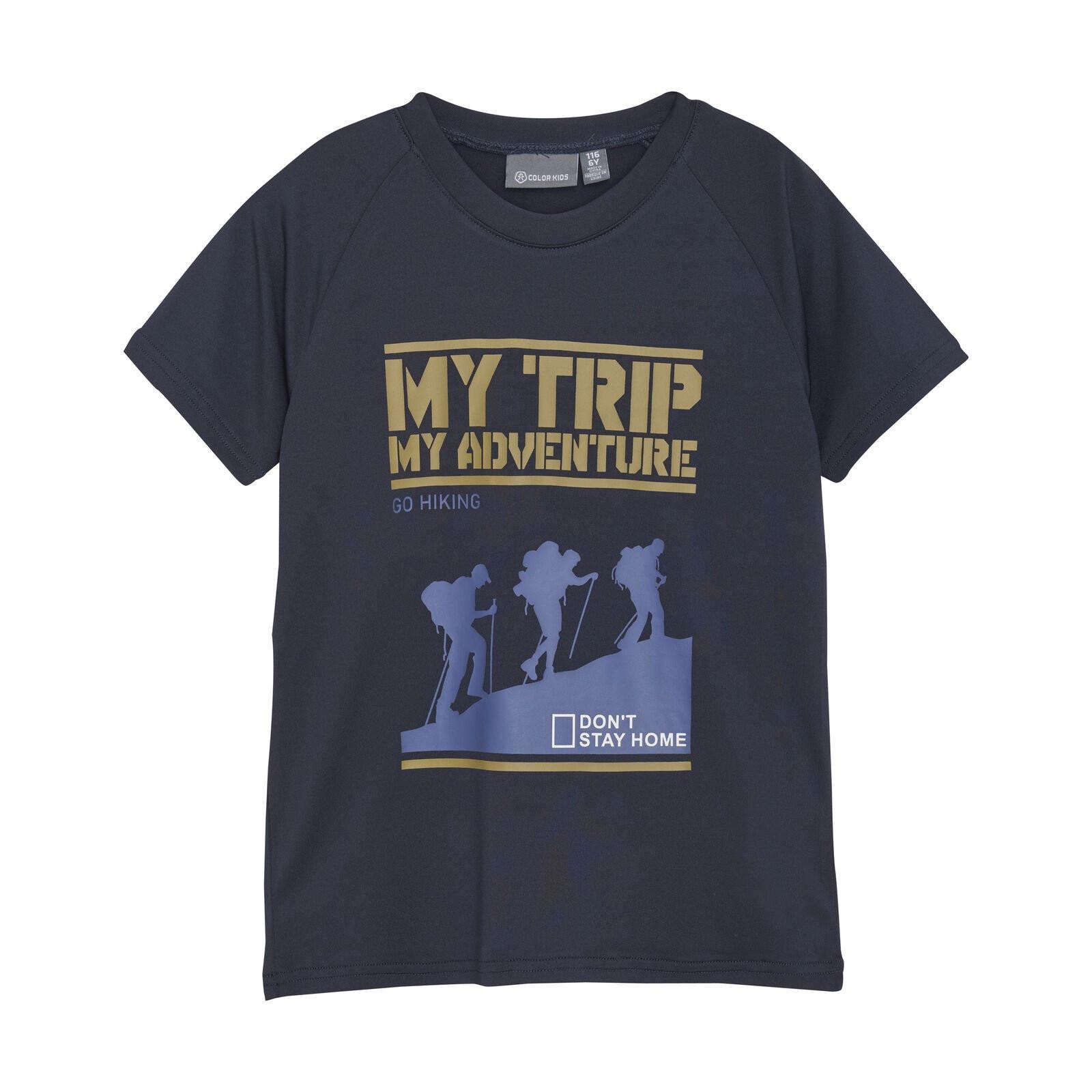 Sport T-shirt Total Eclipse Jungen Blau 116 von Color Kids