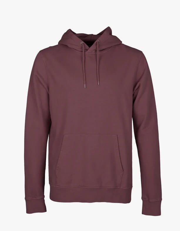 Classic Organic Hood-m Herren Bordeaux M von Colorful Standard