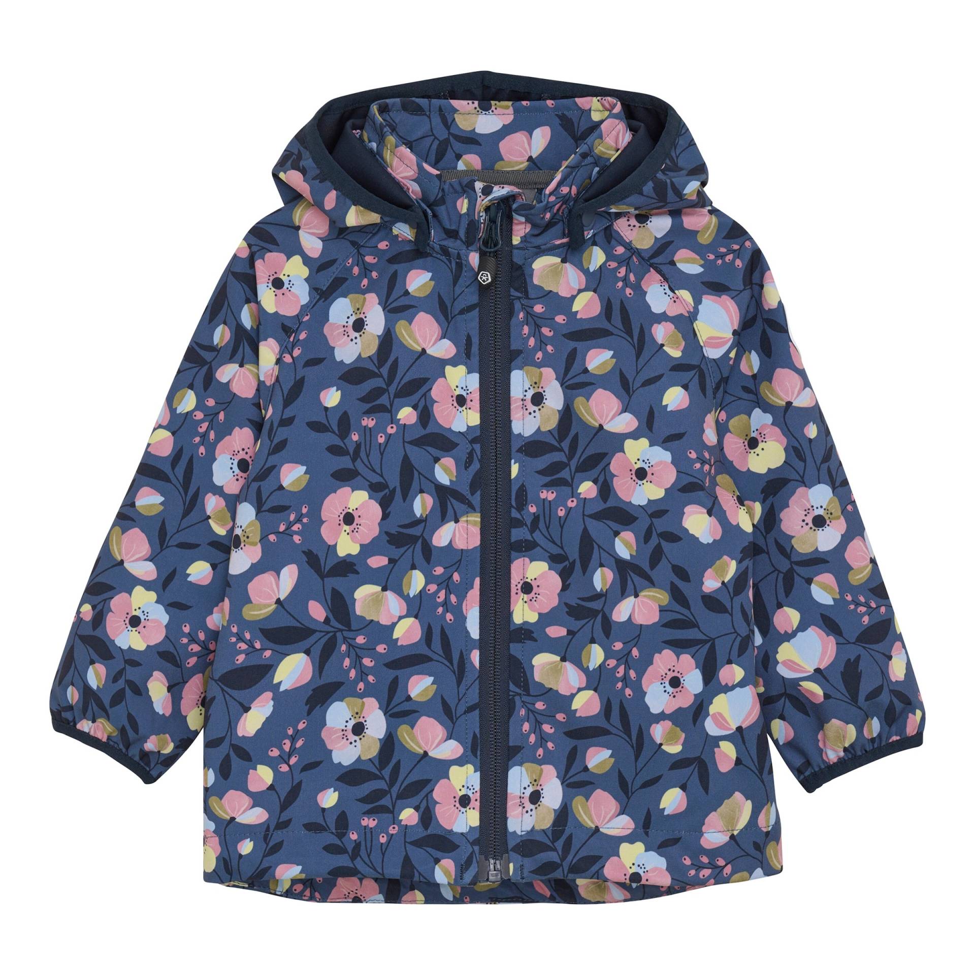 Softshelljacke mit Kapuze Blumen von Colorkids