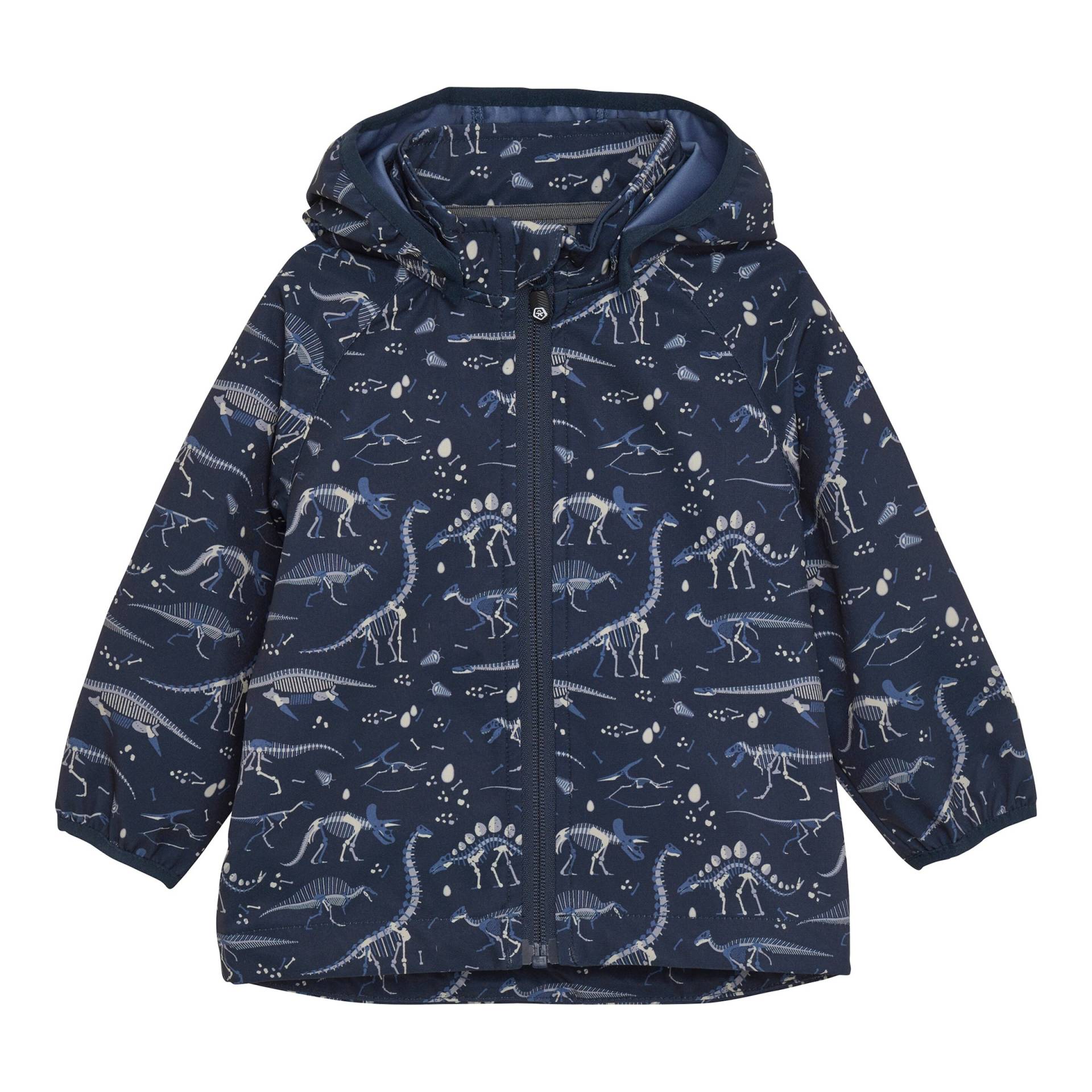 Softshelljacke mit Kapuze Dinos von Colorkids