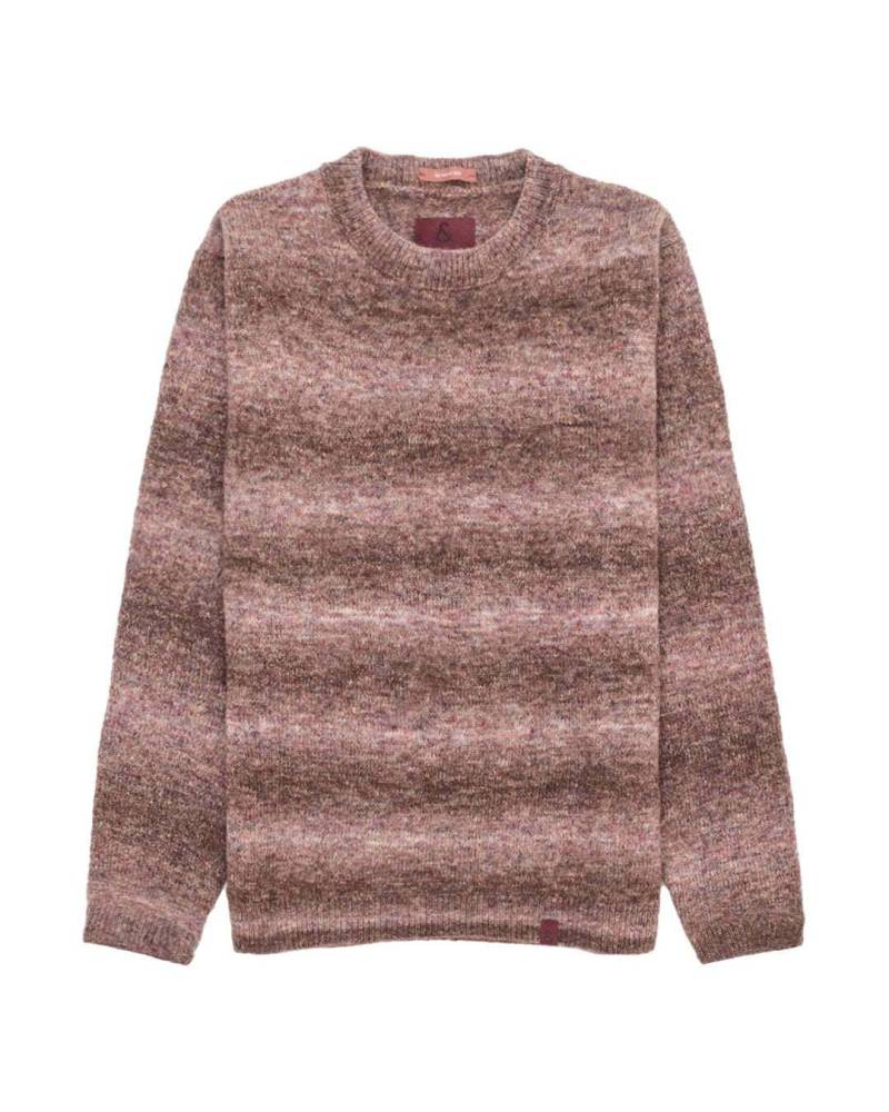 Strickpullover Roundneck Degradé Herren Rosa S von Colours & Sons