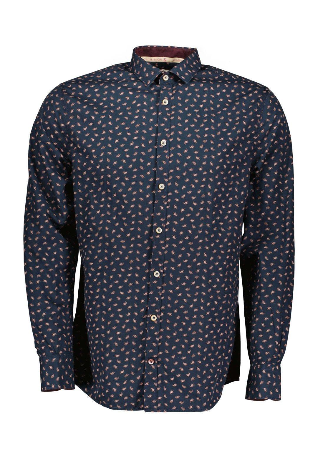 Hemden Shirt-paisley Print Herren Marine L von Colours & Sons