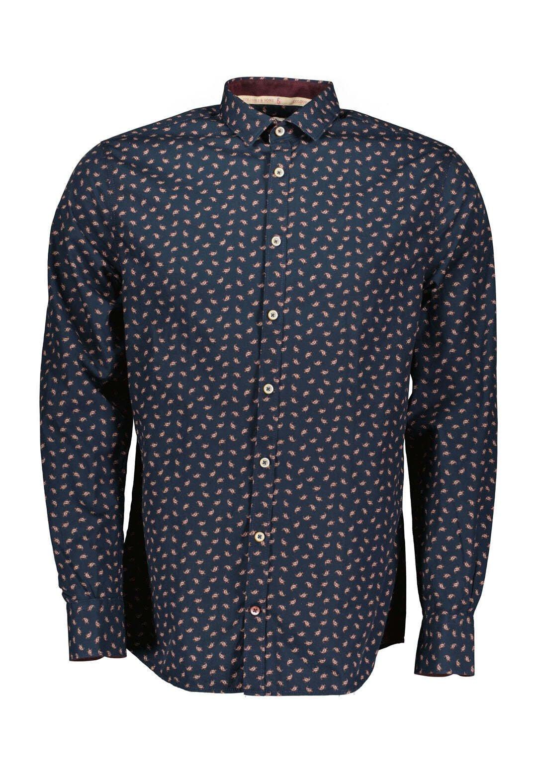 Hemden Shirt-paisley Print Herren Marine XXL von Colours & Sons