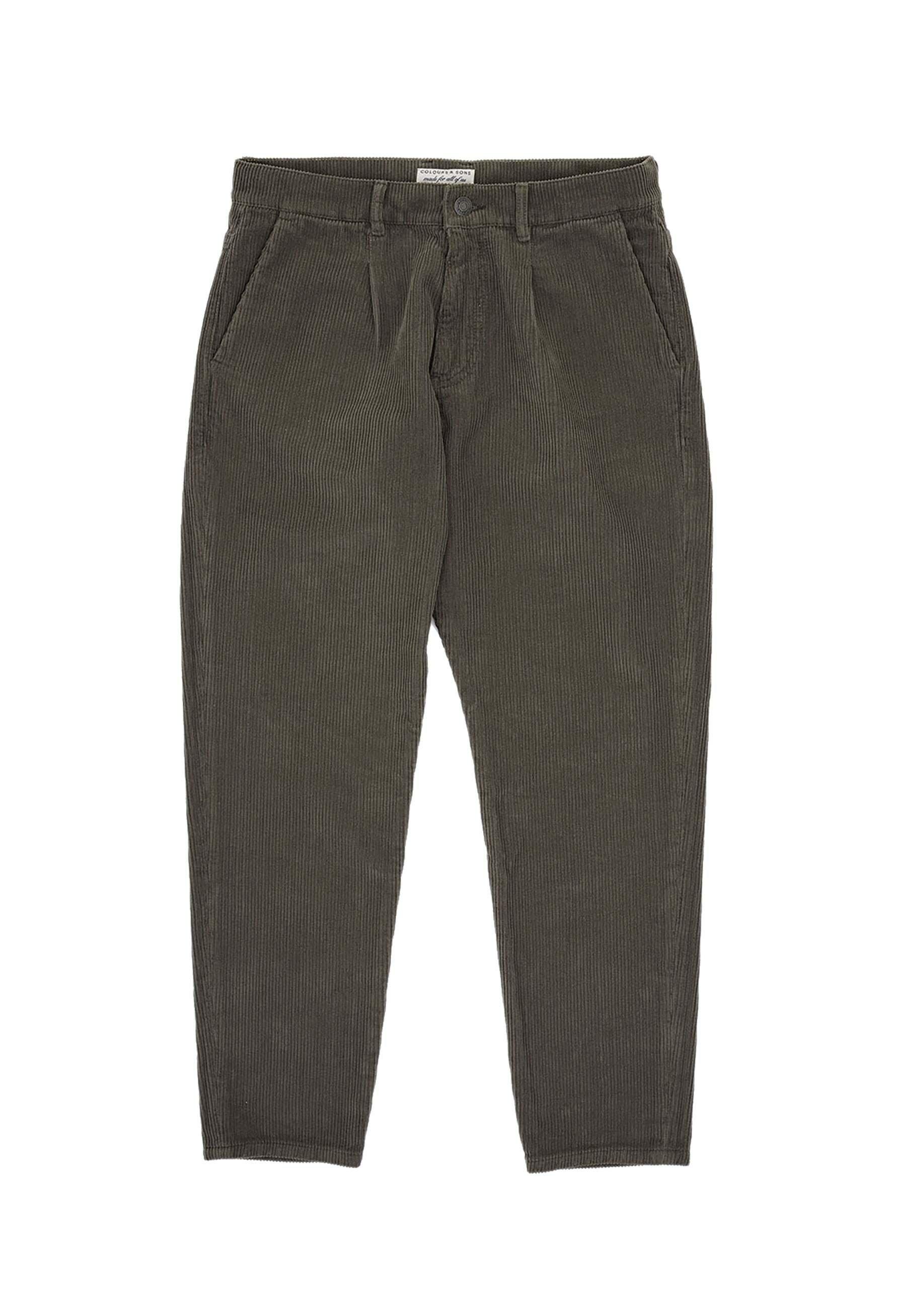 Hosen Pants-corduroy Herren Grün W31 von Colours & Sons