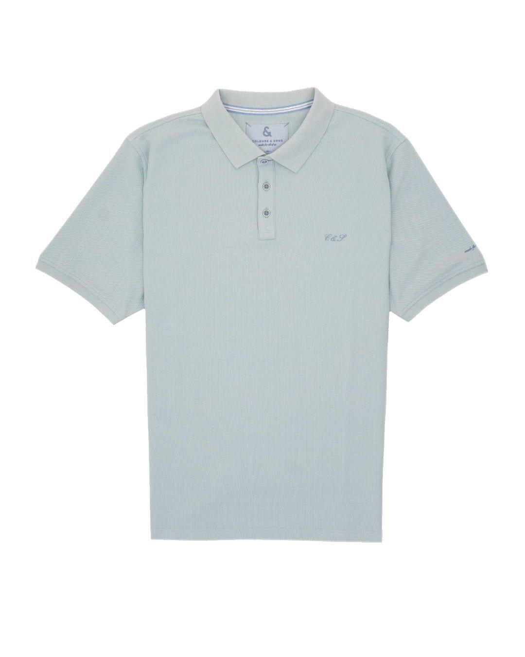 Polos Polo Embroidery Herren Grün M von Colours & Sons