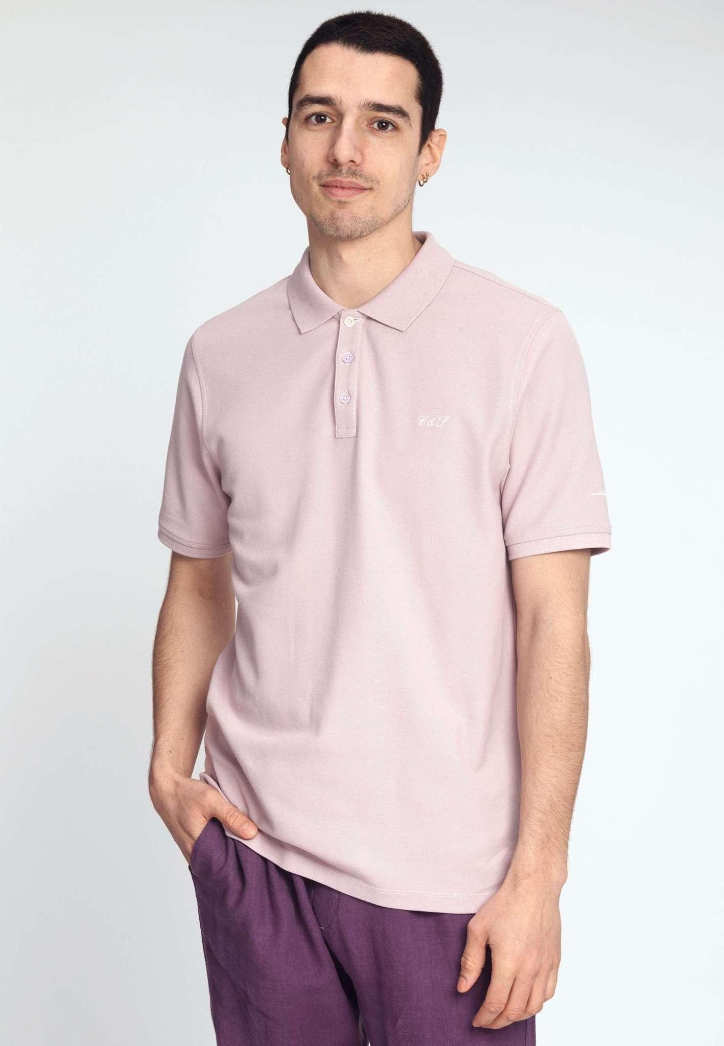 Polos Polo Embroidery Herren Rosa XXXL von Colours & Sons