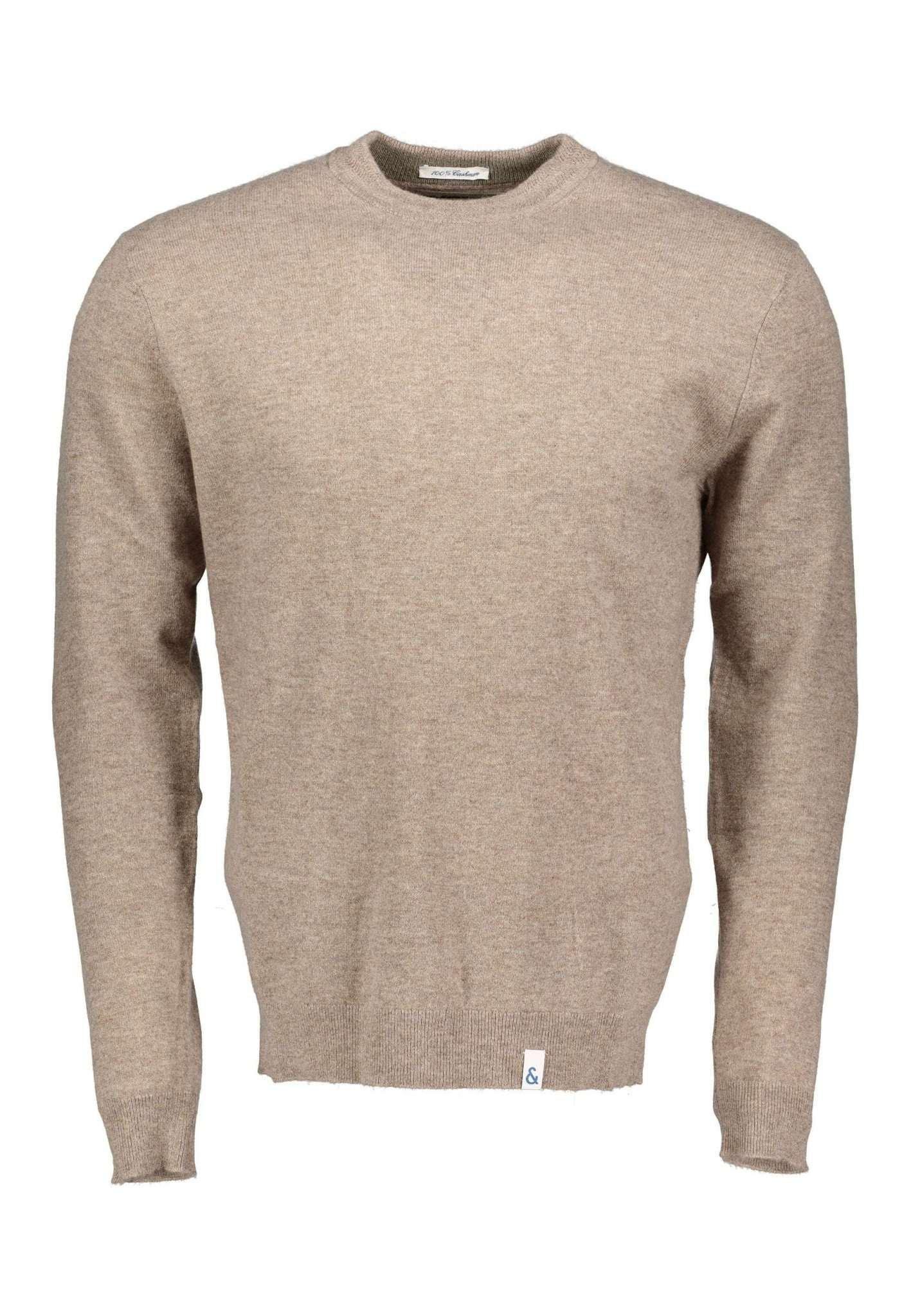 Pullover Roundneck-cashmere Herren Beige XL von Colours & Sons