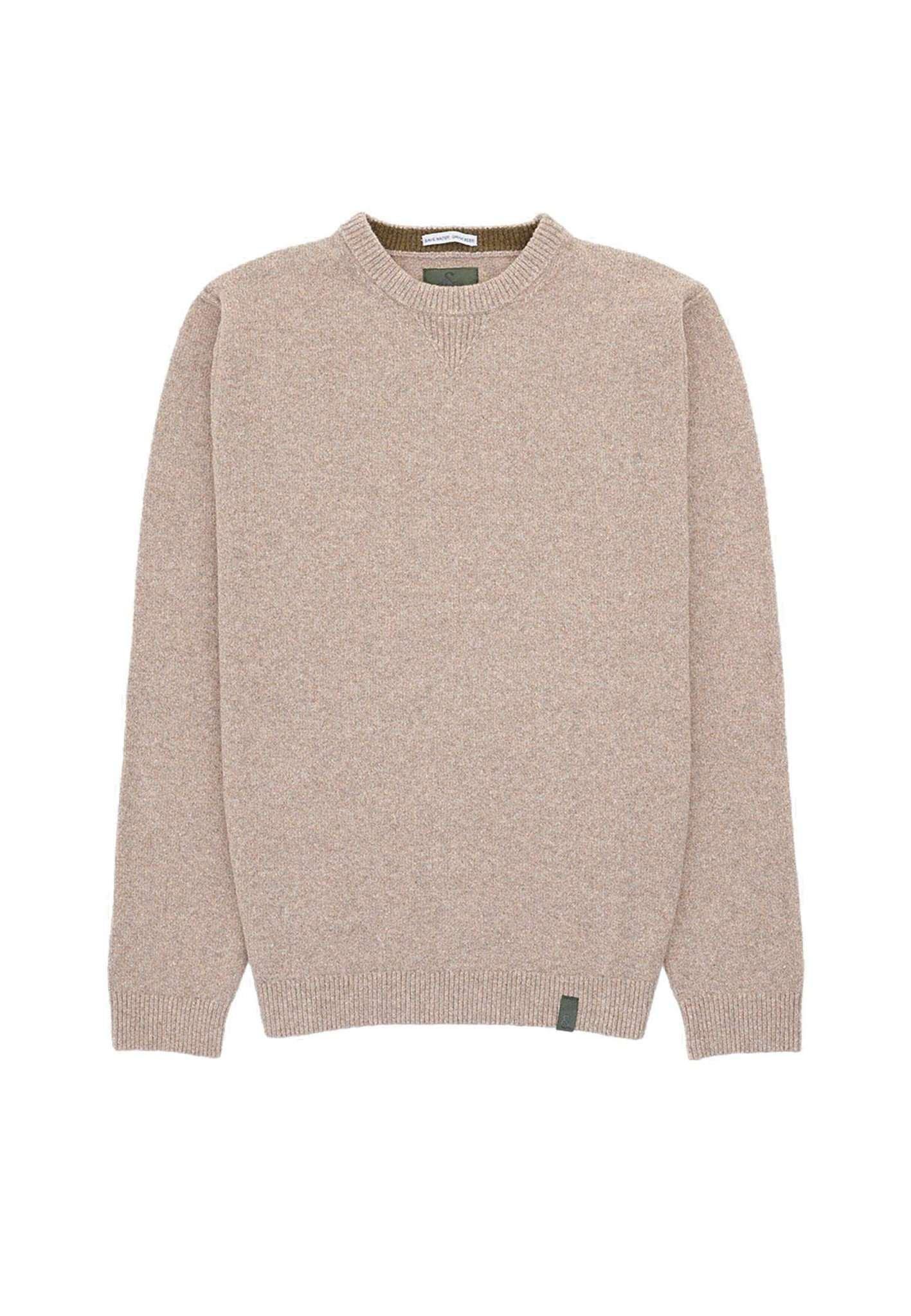 Pullover Roundneck-wt Herren Beige M von Colours & Sons