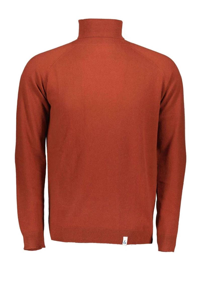 Pullover Turtleneck-cashmere Herren Orange L von Colours & Sons