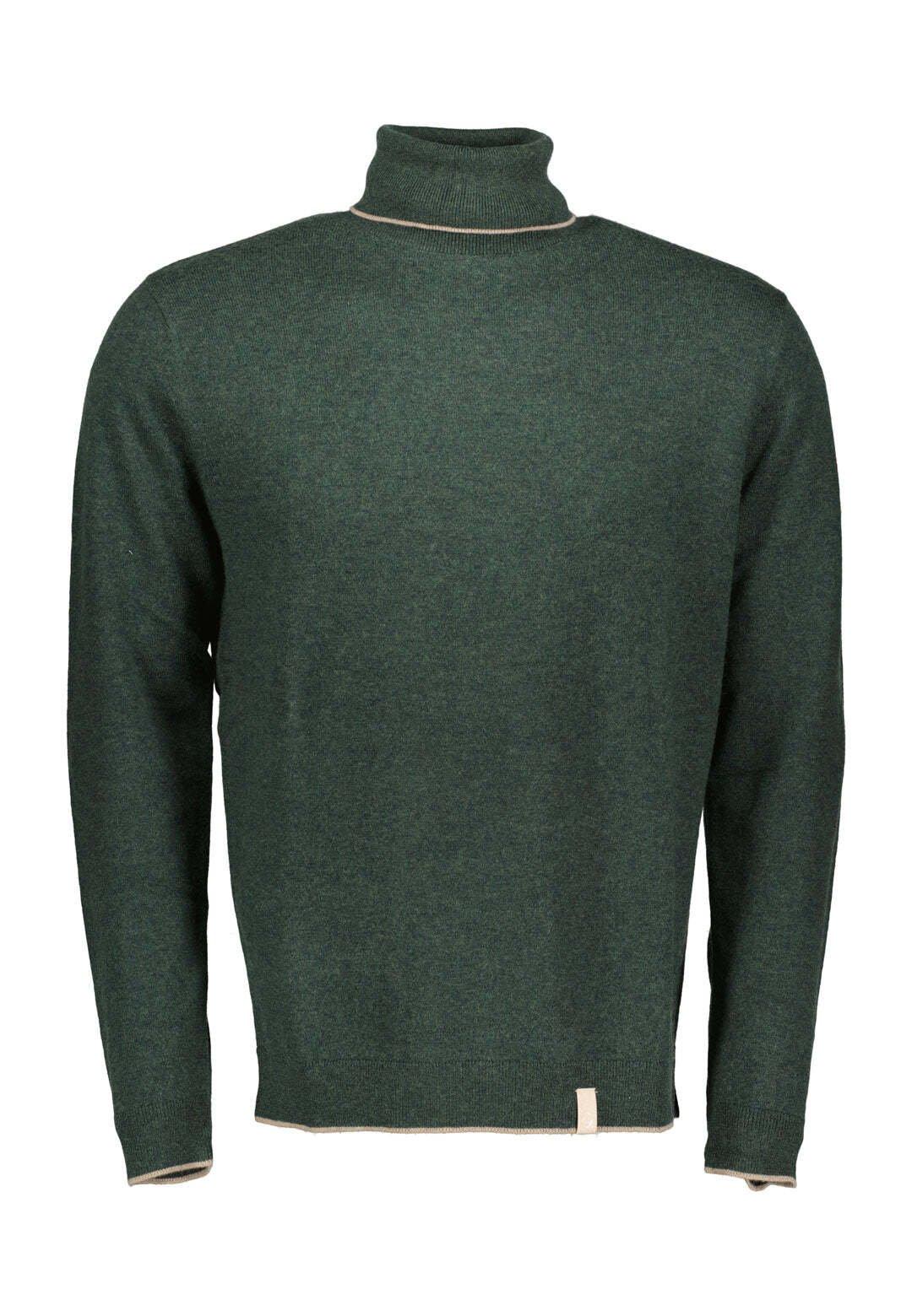 Pullover Turtleneck-merino Blend Herren Grün 3XL von Colours & Sons