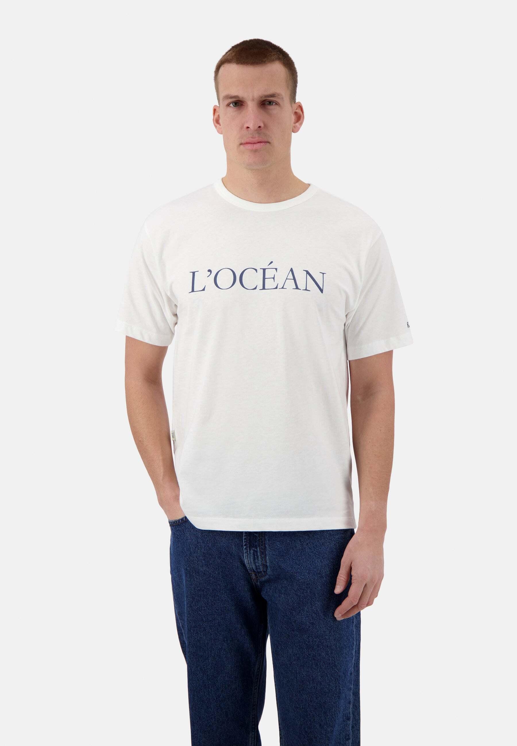 T-shirts L'ocean Herren Weiss S von Colours & Sons
