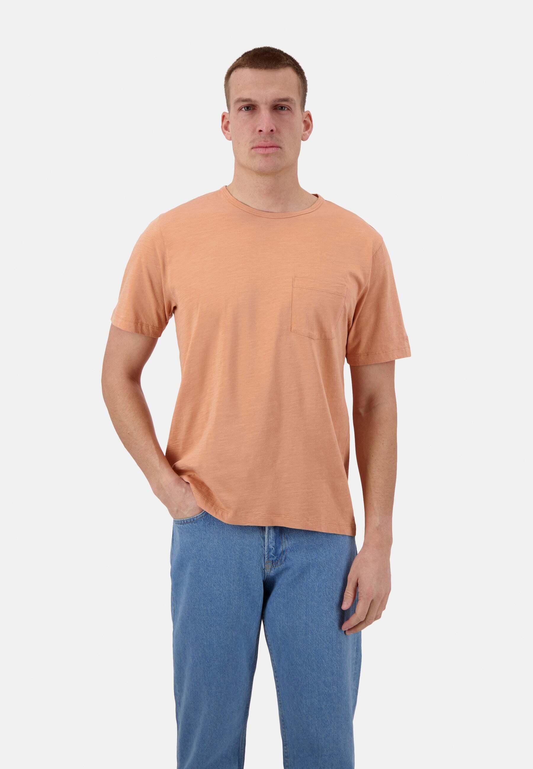 T-shirts Slub Herren Orange L von Colours & Sons