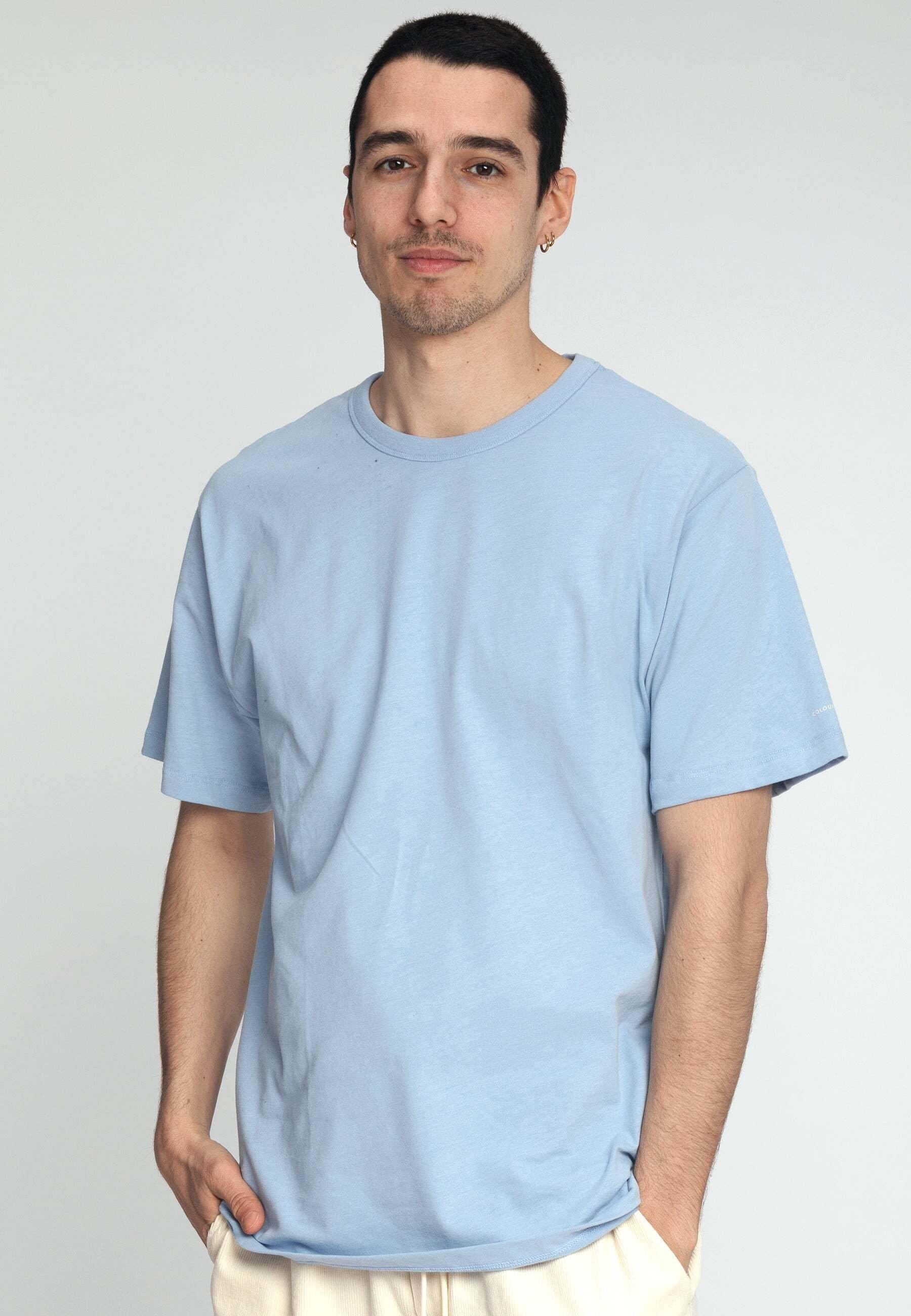 T-shirts T-shirt Mfaos Print Herren Blau M von Colours & Sons