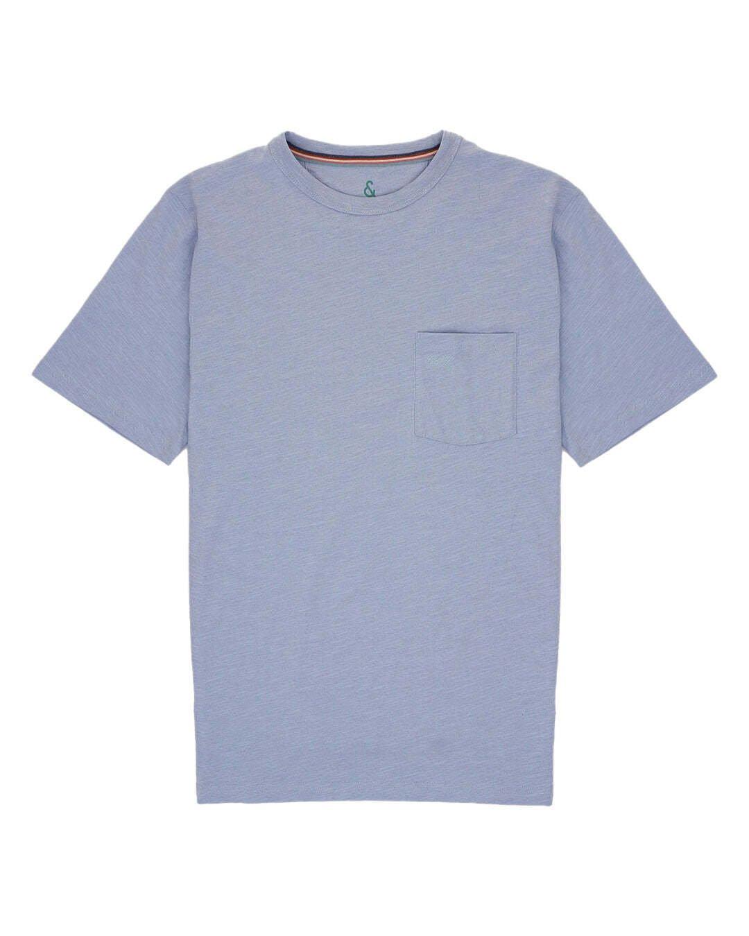 T-shirts T-shirt Slub Herren Blau L von Colours & Sons