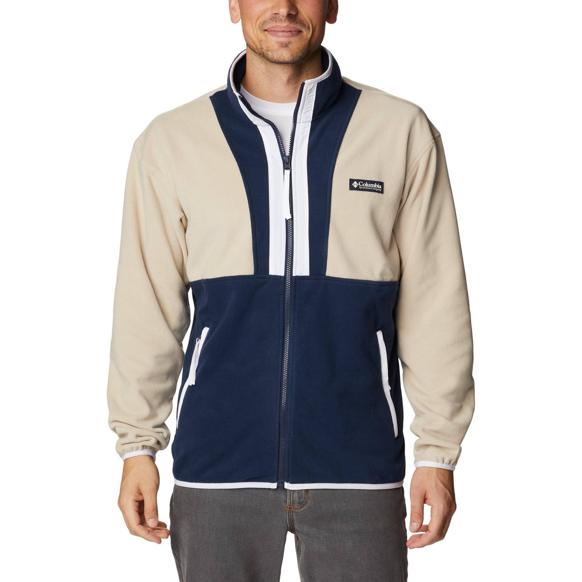 Fleecejacke Ohne Kapuze Herren Beige M von Columbia