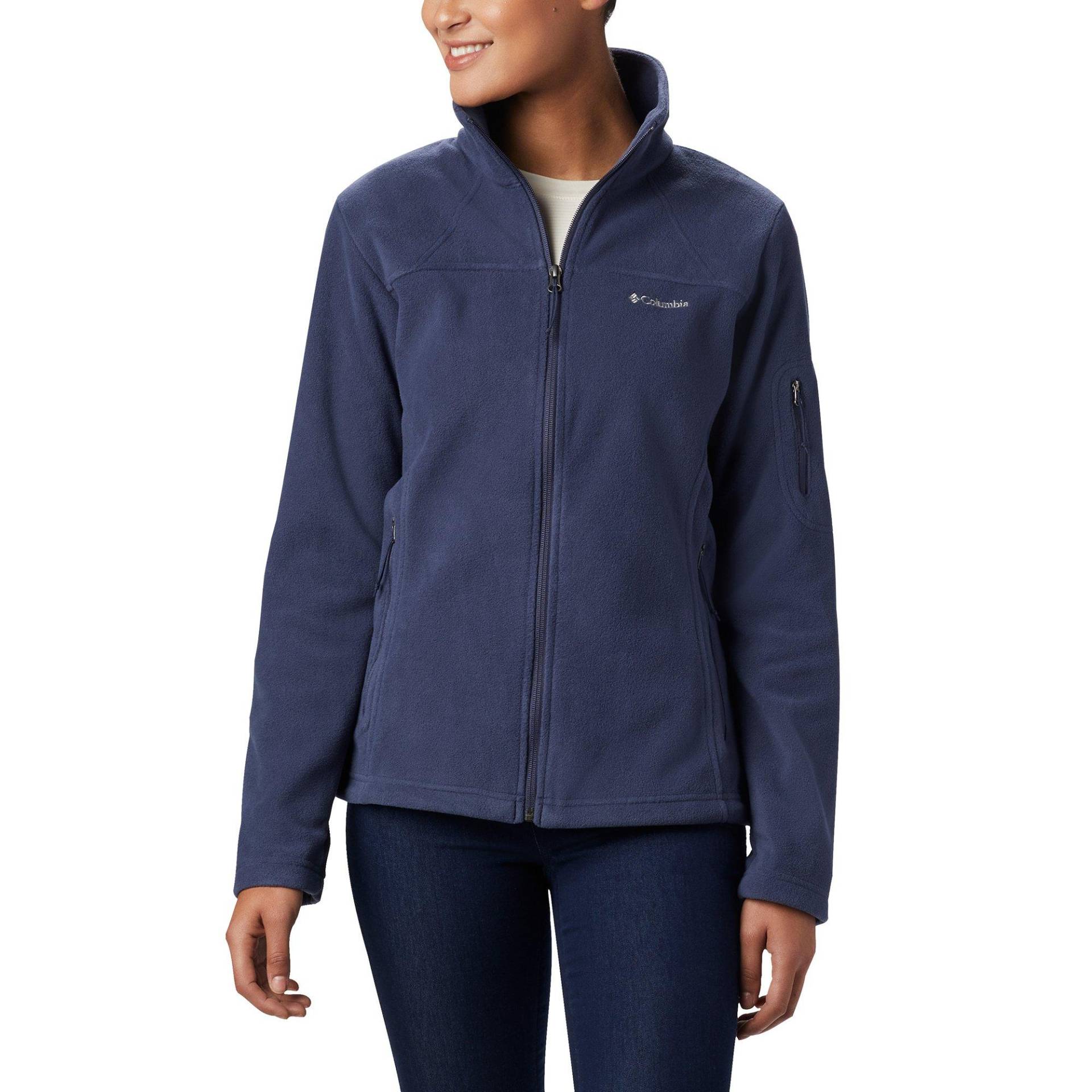 Fleecejacke Ohne Kapuze Damen Marine S von Columbia