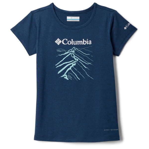 Columbia - Girl's Tech Trail S/S Graphic Shirt - Funktionsshirt Gr L;M;S;XL;XS;XXS blau;lila;rosa von Columbia