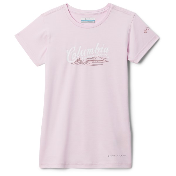 Columbia - Kid's Mission Peak Graphic Shirt S/S - Funktionsshirt Gr M rosa von Columbia