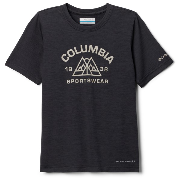 Columbia - Kid's Mount Echo Graphic Shirt S/S - Funktionsshirt Gr M schwarz von Columbia