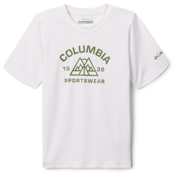 Columbia - Kid's Mount Echo Graphic Shirt S/S - Funktionsshirt Gr XXS weiß von Columbia