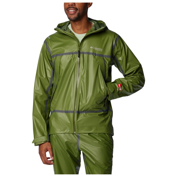 Columbia - Outdry Extreme Wyldwood Shell - Regenjacke Gr XL oliv von Columbia