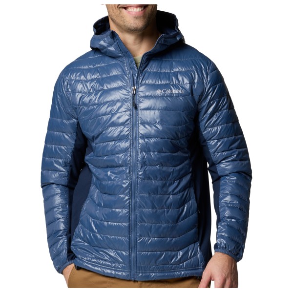 Columbia - Powder Pass Hybrid Hooded Jacket - Kunstfaserjacke Gr L;M;S;XL;XXL blau von Columbia