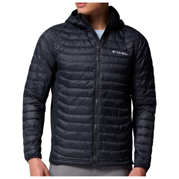 Columbia - Powder Pass Hybrid Hooded Jacket - Kunstfaserjacke Gr XXL blau von Columbia