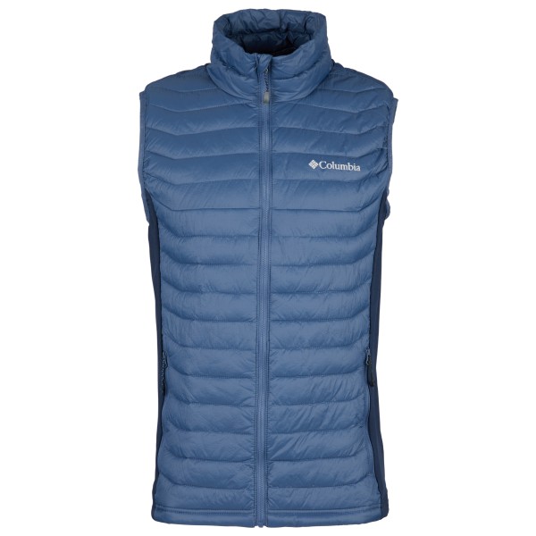 Columbia - Powder Pass Hybrid Vest - Kunstfasergilet Gr M blau von Columbia