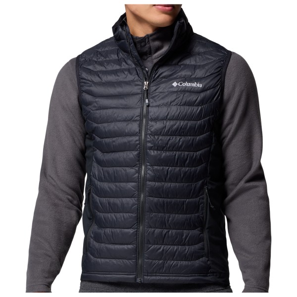 Columbia - Powder Pass Hybrid Vest - Kunstfasergilet Gr XXL grau von Columbia