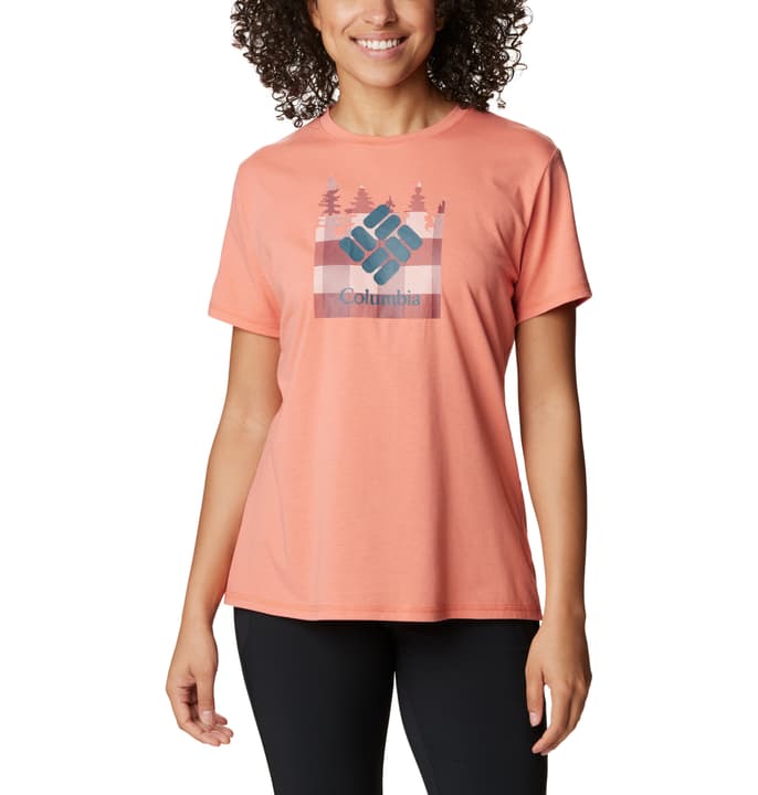 Columbia Sun Trek™ Graphic Trekkingshirt apricot von Columbia