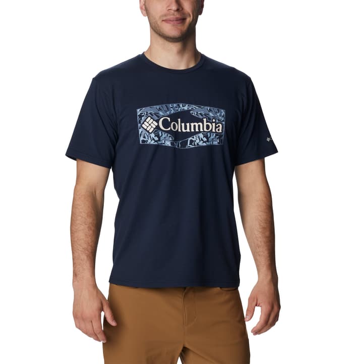 Columbia Sun Trek Graphic Trekkingshirt dunkelblau von Columbia