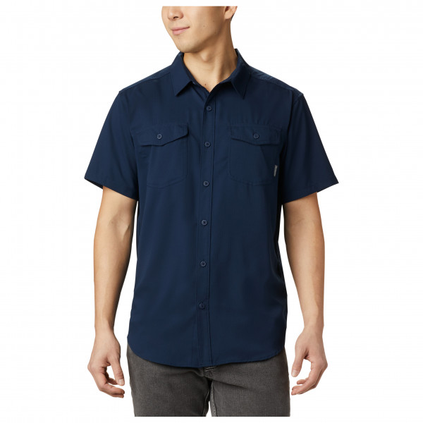 Columbia - Utilizer II Solid Short Sleeve Shirt - Hemd Gr XL - Regular blau von Columbia