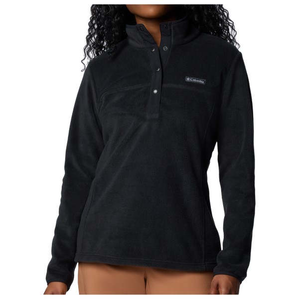 Columbia - Women's Benton Springs 1/2 Snap Pull Over II - Fleecepullover Gr L schwarz von Columbia