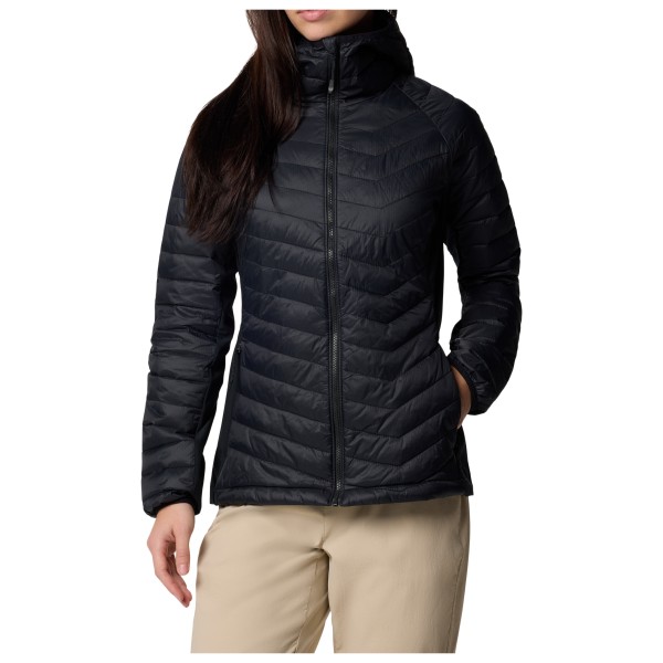 Columbia - Women's Powder Pass II Hybrid Hooded Jacket - Kunstfaserjacke Gr M schwarz von Columbia
