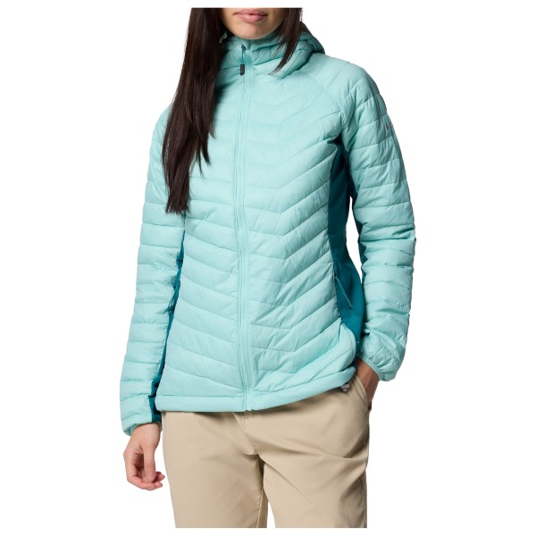 Columbia - Women's Powder Pass II Hybrid Hooded Jacket - Kunstfaserjacke Gr XL blau von Columbia