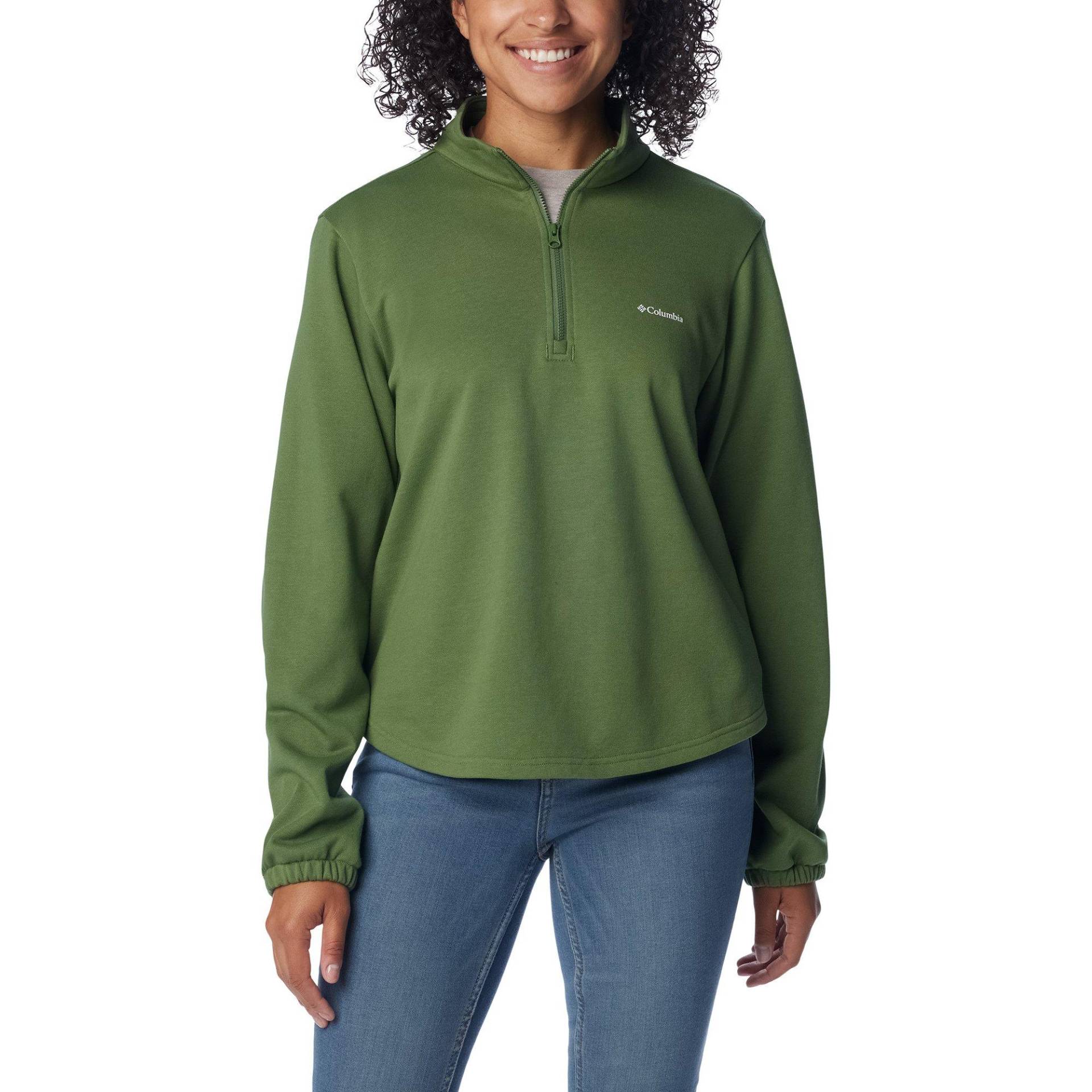 Fleece Pullover, Half-zip Damen Olivegrün M von Columbia