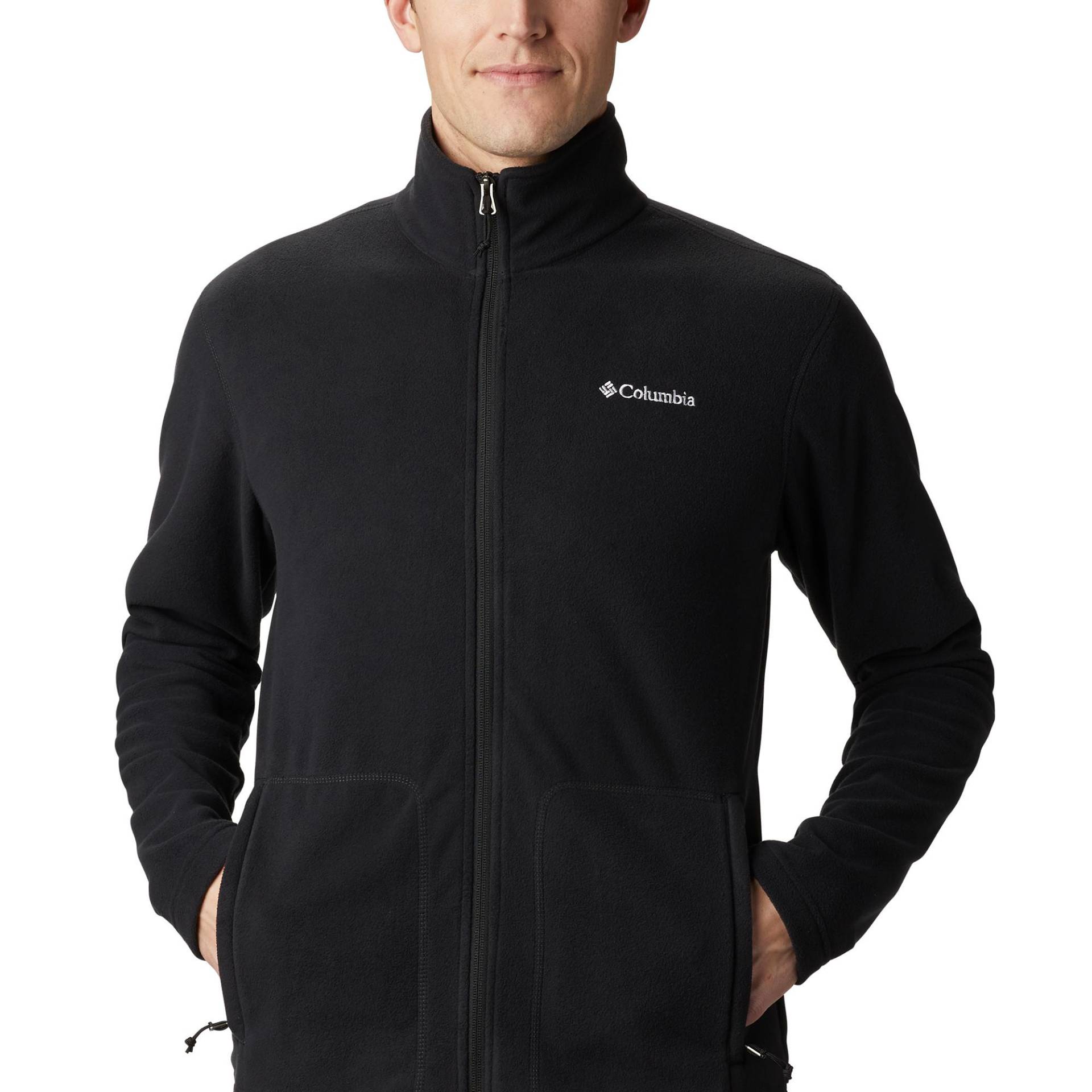 Fleecejacke Ohne Kapuze Herren Black L von Columbia