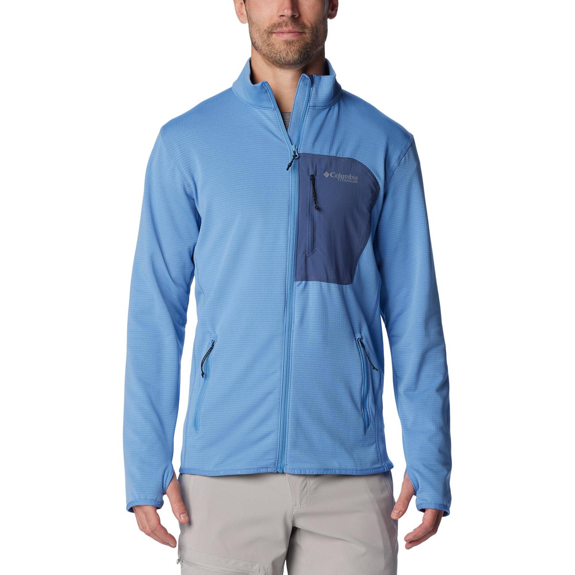 Fleecejacke Ohne Kapuze Herren Blau M von Columbia