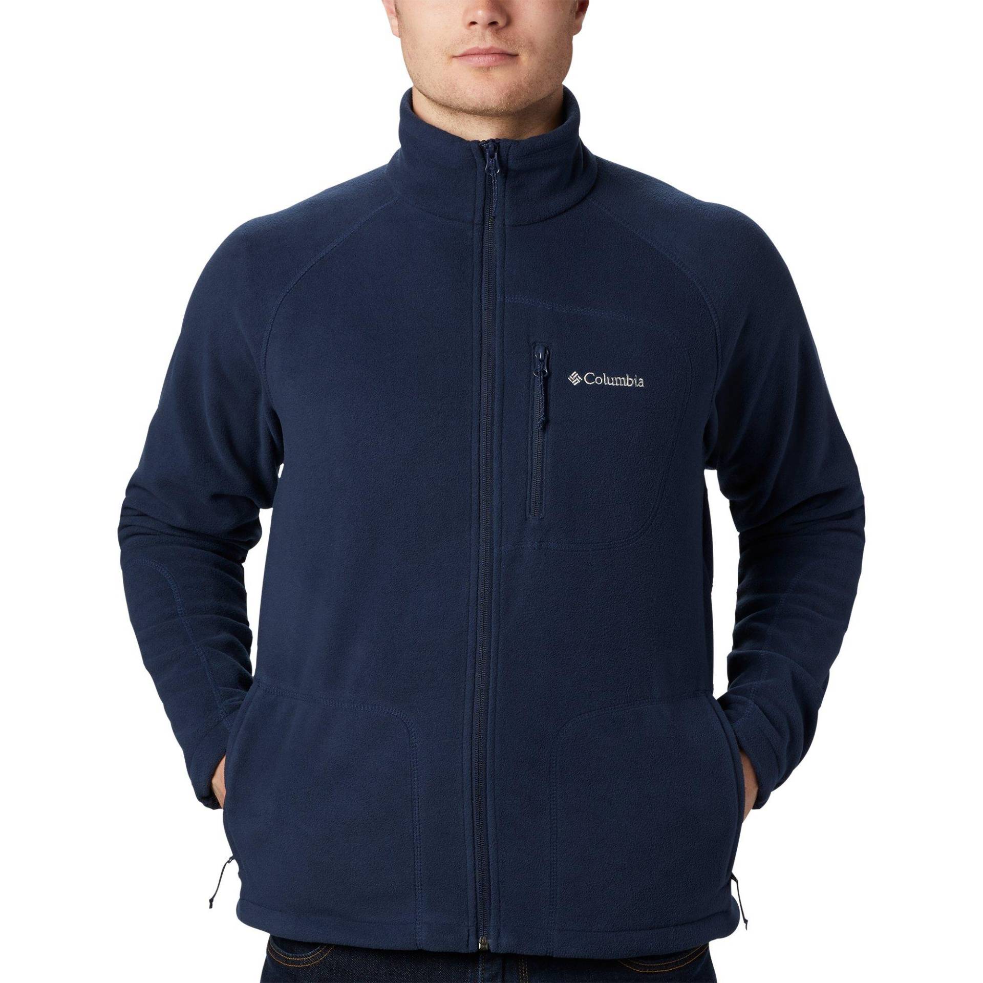 Fleecejacke Ohne Kapuze Herren Marine L von Columbia