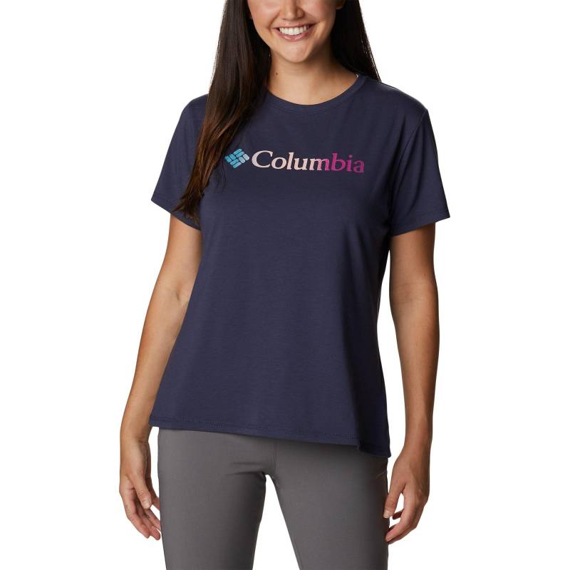 T-shirt Damen Dunkelblau L von Columbia