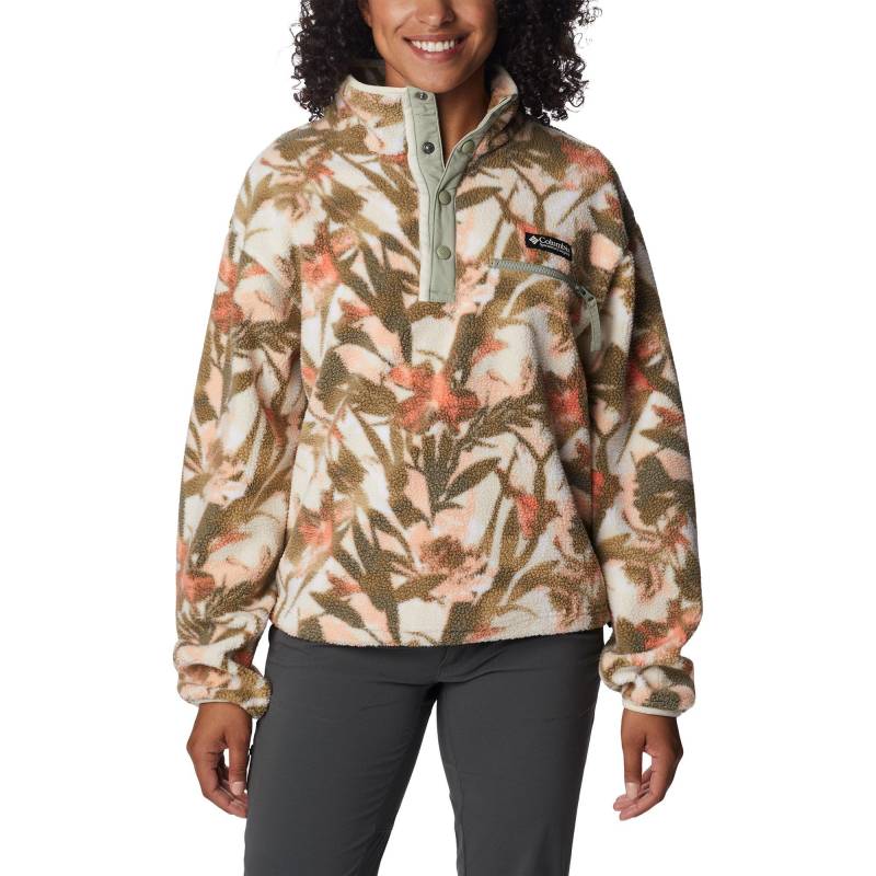 Fleecepullover, Half-zip Damen Multicolor XL von Columbia