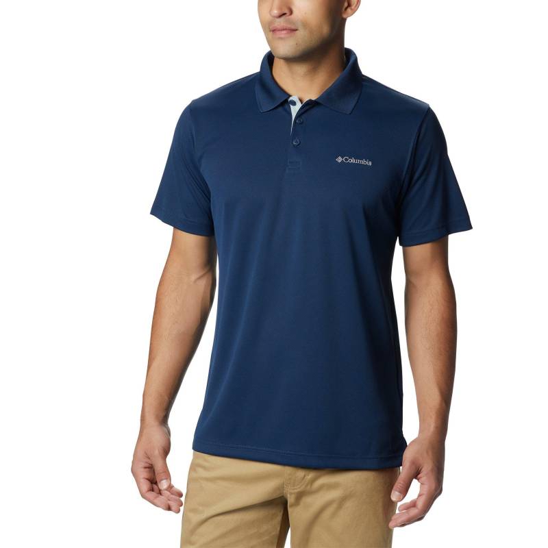 Poloshirt, Kurzarm Herren Marine L von Columbia