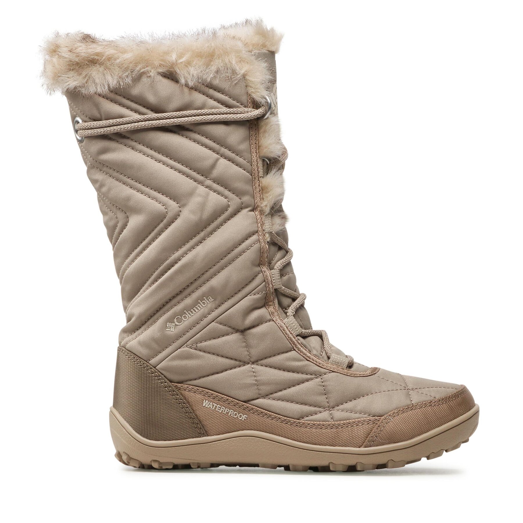 Schneeschuhe Columbia Minx Mid III BL5964-215 Oxford Tan/Ancient Fossil von Columbia