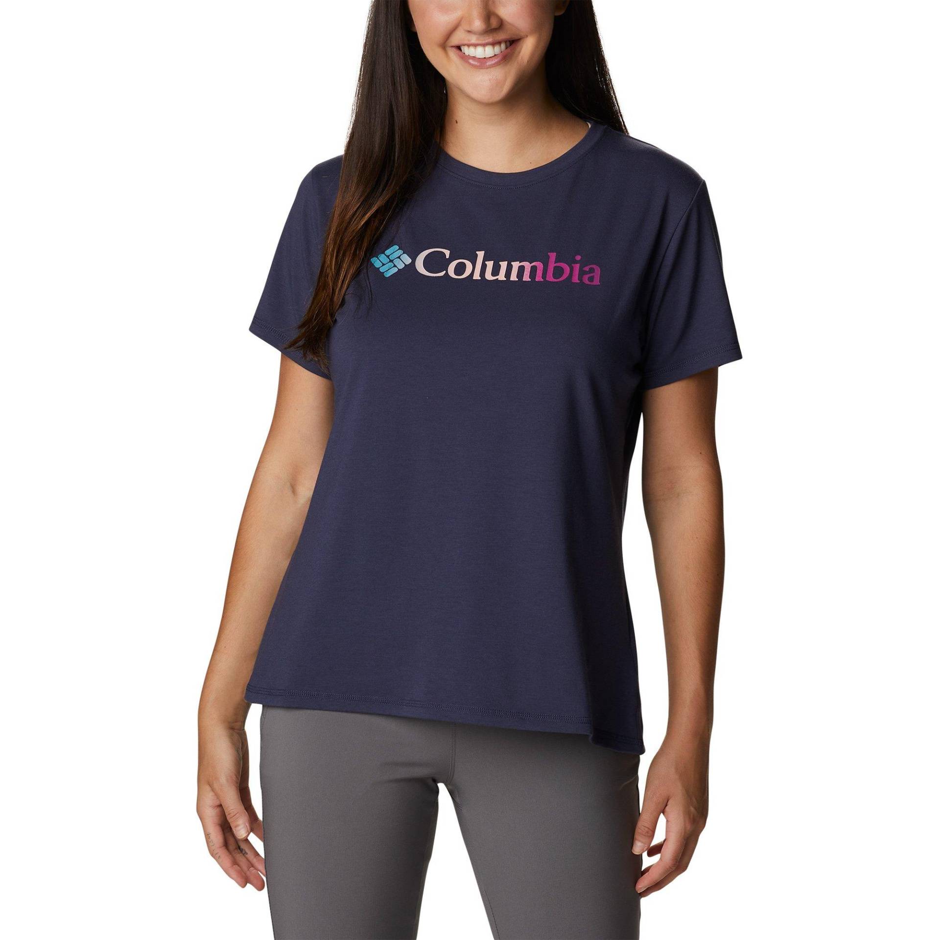 T-shirt Damen Dunkelblau M von Columbia