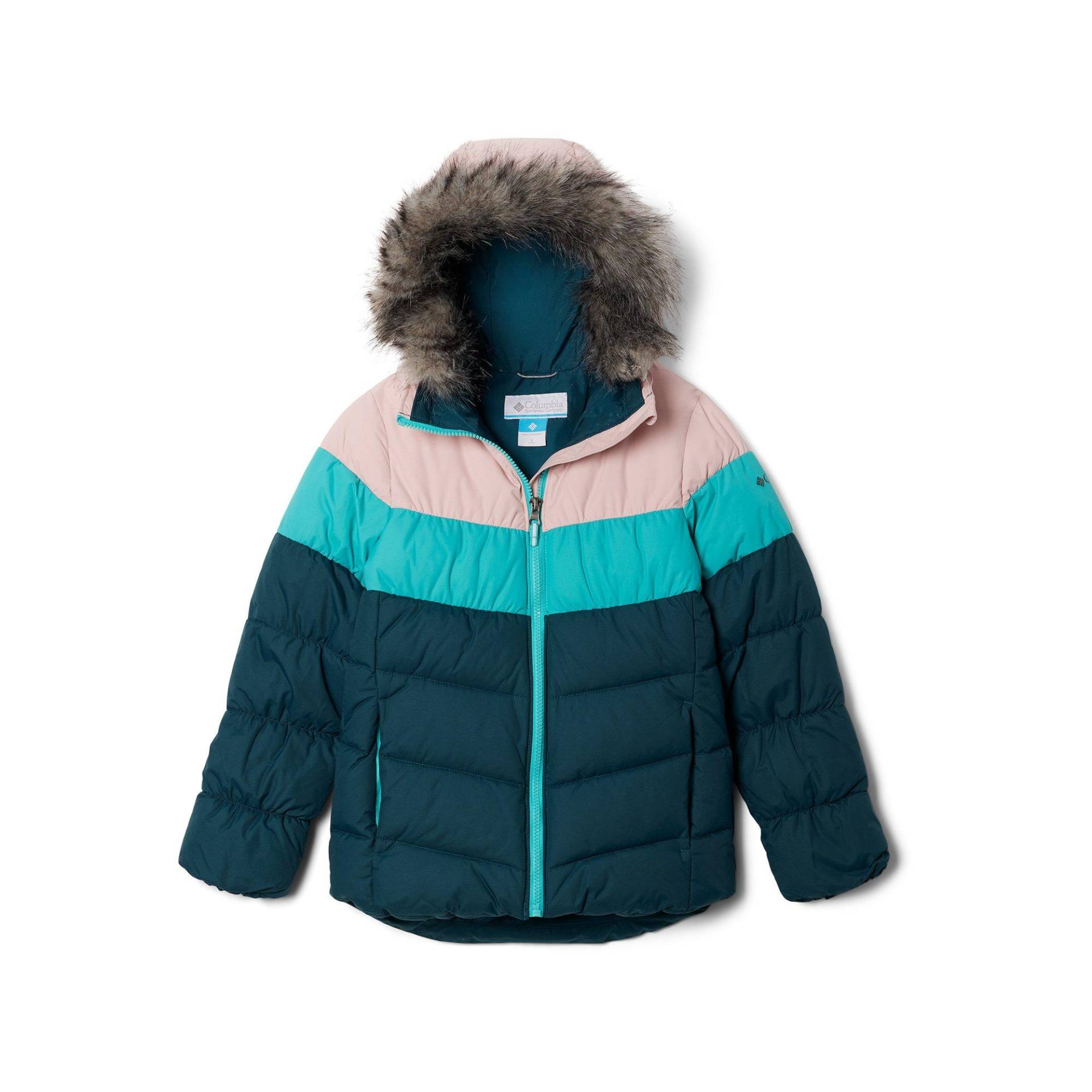 Skijacke, Mit Kapuze Unisex Petrol L von Columbia