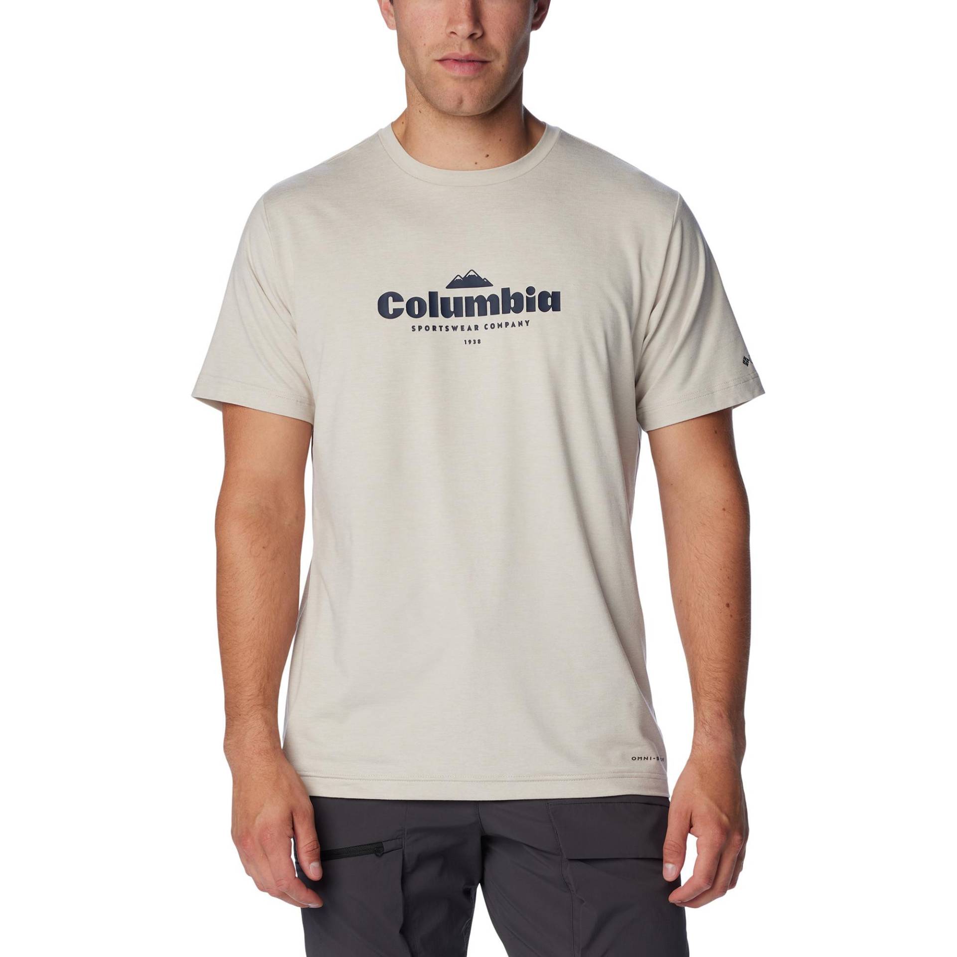 T-shirt Herren Beige S von Columbia