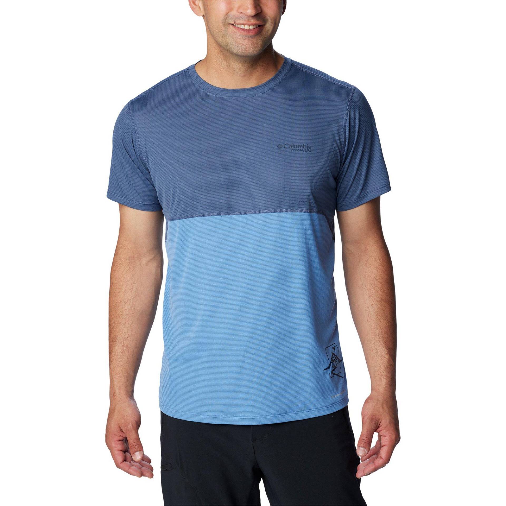 T-shirt Herren Blau L von Columbia