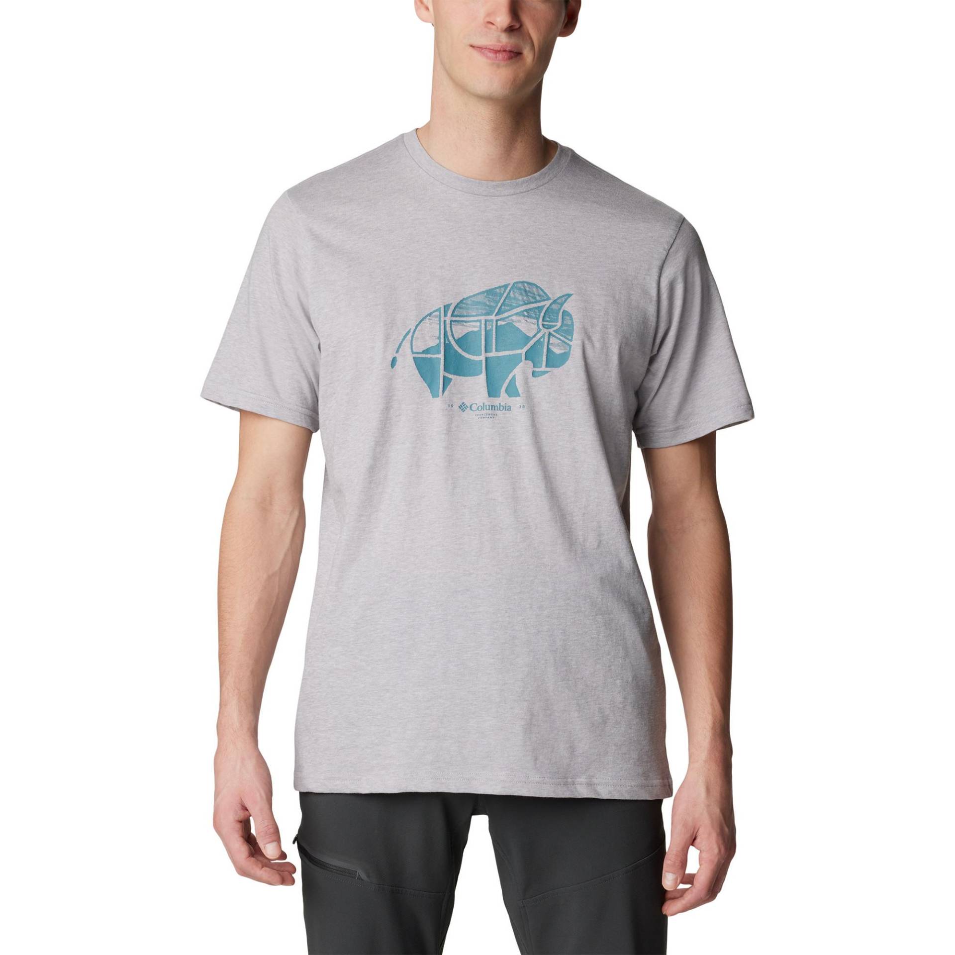 T-shirt Herren Grau XL von Columbia