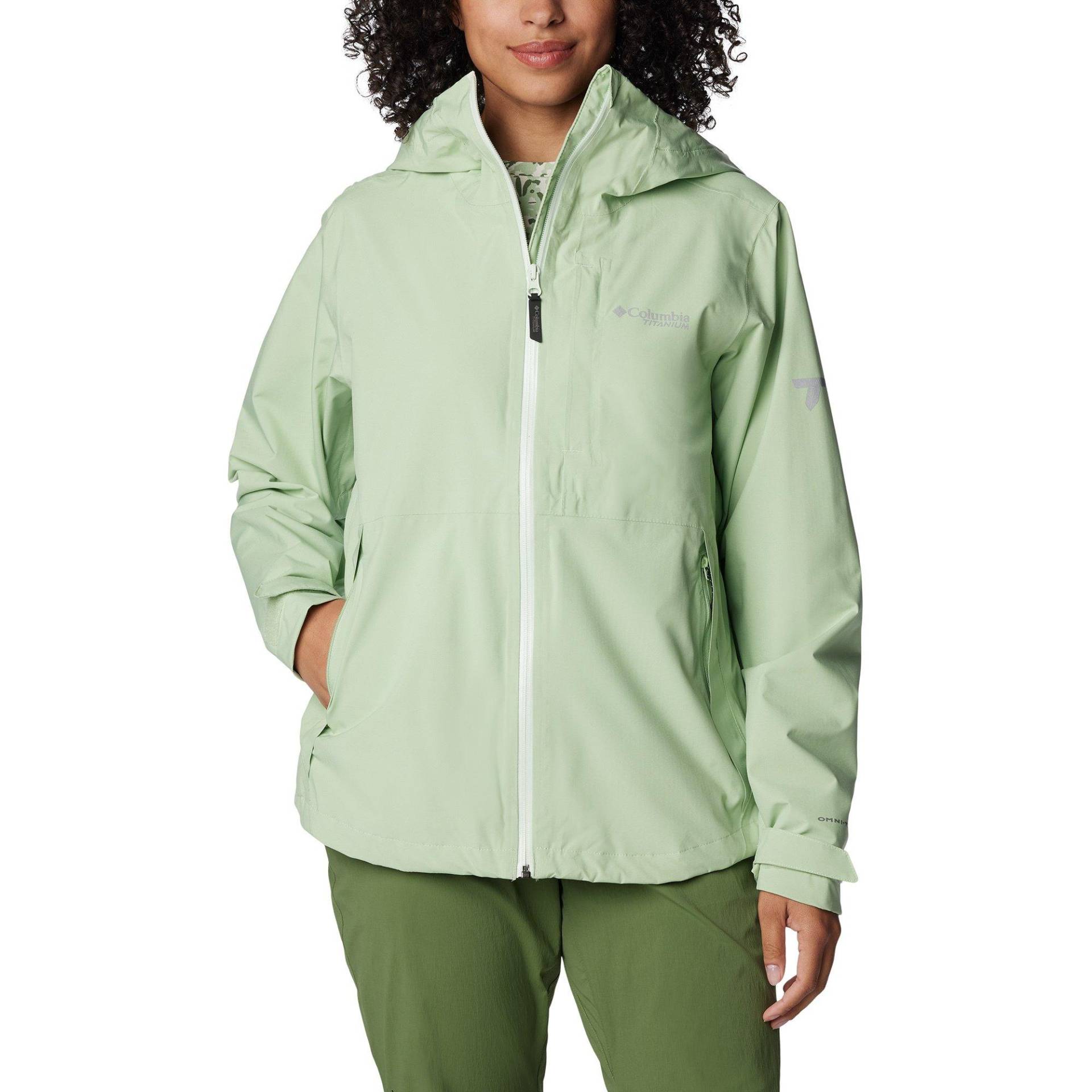 Trekkingjacke Mit Kapuze Damen Hellgrün XS von Columbia